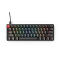 Клавиатура Gaming Glorious PC Gaming Race GMMK Compact, Механична, RGB подсветка, Switch Gateron Brown, US-Layout, Black (GMMK-COMPACT-BRN)