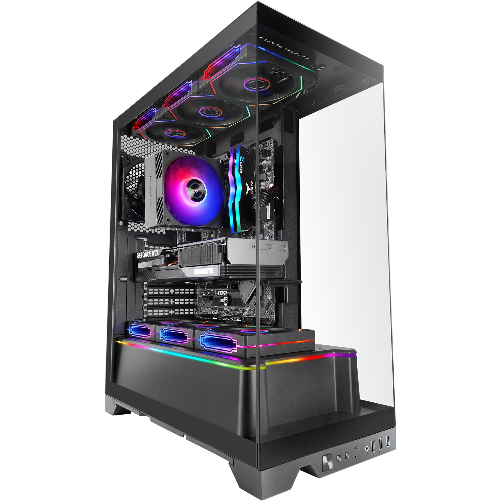Mars Gaming MCPRISMA carcase PC Midi Tower Negru (TACMARS-MCPRISMA)